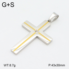2P4001225bbml-436  Stainless Steel Pendant