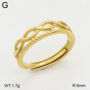 2R2001875bbov-617  6-9#  Stainless Steel Ring