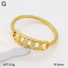 2R4001700bbov-617  6-9#  Stainless Steel Ring