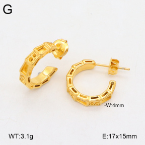 2E2005940ablb-686  Stainless Steel Earrings