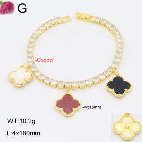 F2B402348bhia-J22  Fashion Copper Bracelet