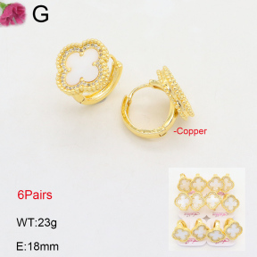 F2E402073ajma-J22  Fashion Copper Earrings