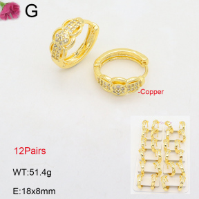 F2E402080amaa-J22  Fashion Copper Earrings