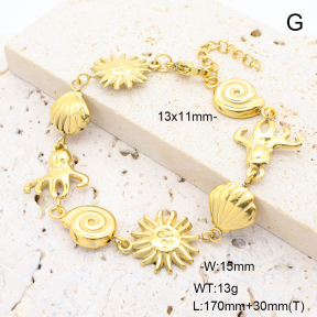 6B2004367bihi-G029  Stainless Steel Bracelet