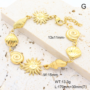 6B2004382bihi-G029  Stainless Steel Bracelet