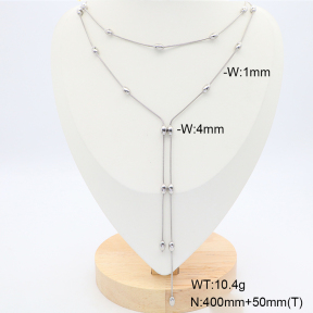 6N2005135bbov-G037  Stainless Steel Necklace