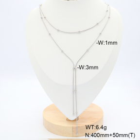6N2005137bbov-G037  Stainless Steel Necklace
