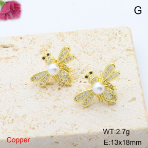 F6E405681vbmb-L017  Stainless Steel Earrings