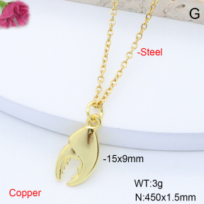 F6N200910vaia-L017  Stainless Steel Necklace