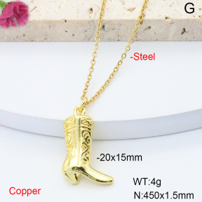 F6N200915vaia-L017  Stainless Steel Necklace