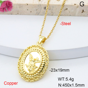 F6N200919avja-L017  Stainless Steel Necklace