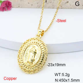 F6N200922baka-L017  Stainless Steel Necklace