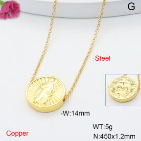 F6N200925vaia-L017  Stainless Steel Necklace