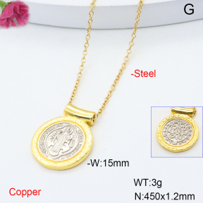 F6N200926baka-L017  Stainless Steel Necklace