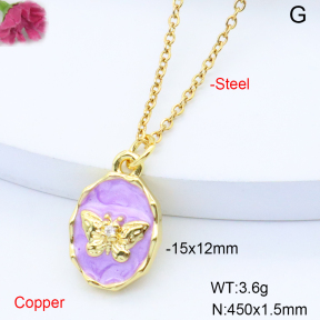 F6N301459vail-L017  Stainless Steel Necklace