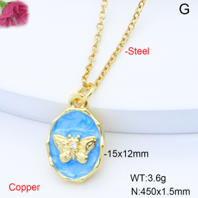 F6N301460vail-L017  Stainless Steel Necklace