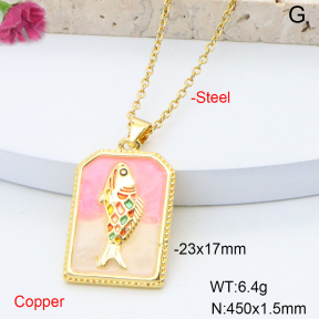 F6N301472baka-L017  Stainless Steel Necklace