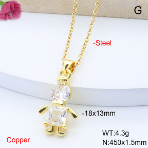 F6N408598vail-L017  Stainless Steel Necklace