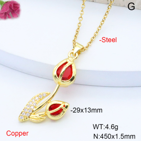 F6N408603baka-L017  Stainless Steel Necklace