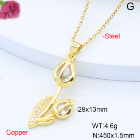 F6N408604baka-L017  Stainless Steel Necklace