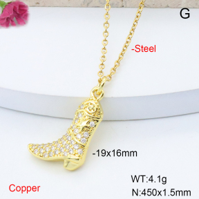 F6N408622avja-L017  Stainless Steel Necklace