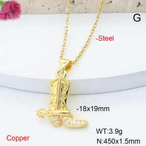 F6N408624avja-L017  Stainless Steel Necklace