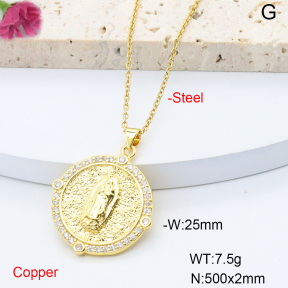 F6N408629baka-L017  Stainless Steel Necklace