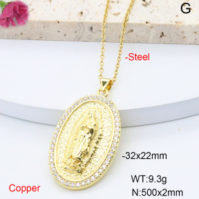 F6N408631baka-L017  Stainless Steel Necklace