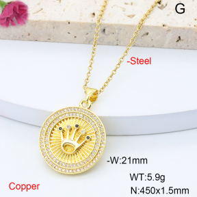 F6N408637baka-L017  Stainless Steel Necklace