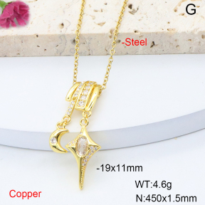 F6N408646baka-L017  Stainless Steel Necklace