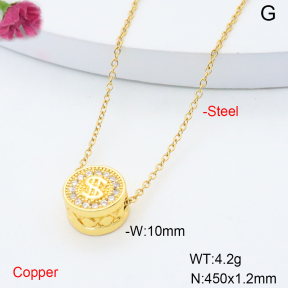 F6N408648vail-L017  Stainless Steel Necklace