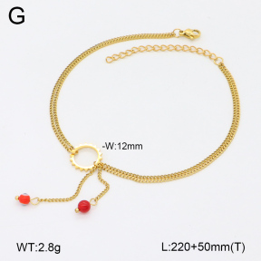 2A9001665ablb-350  Stainless Steel Anklets