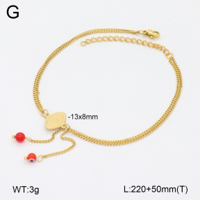 2A9001666ablb-350  Stainless Steel Anklets