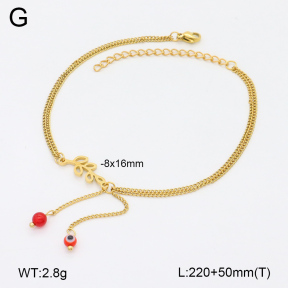 2A9001667ablb-350  Stainless Steel Anklets