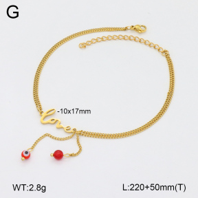 2A9001668ablb-350  Stainless Steel Anklets