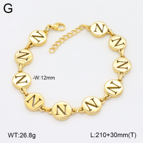 2B2004128bhia-452  Stainless Steel Bracelet
