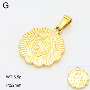 2P2004508vail-312  Stainless Steel Pendant