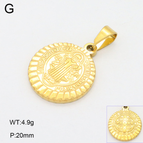 2P2004511vail-312  Stainless Steel Pendant