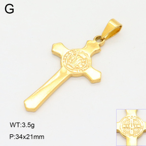 2P2004540baka-312  Stainless Steel Pendant