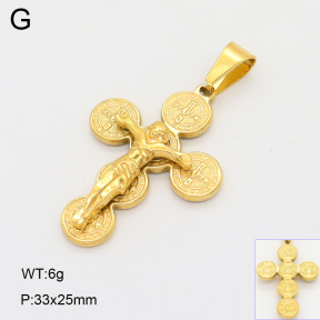 2P2004544baka-312  Stainless Steel Pendant