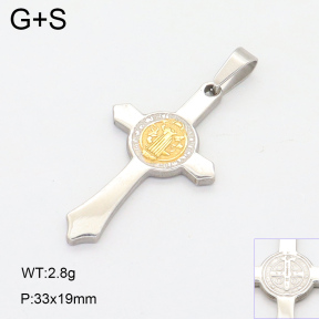 2P2004547baka-312  Stainless Steel Pendant