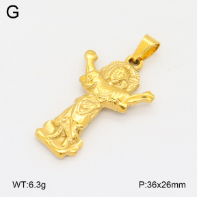 2P2004549aajl-312  Stainless Steel Pendant