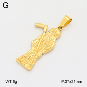 2P2004551aajl-312  Stainless Steel Pendant