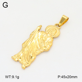 2P2004552baka-312  Stainless Steel Pendant