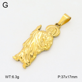 2P2004554aajl-312  Stainless Steel Pendant