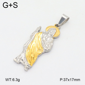 2P2004555aajl-312  Stainless Steel Pendant