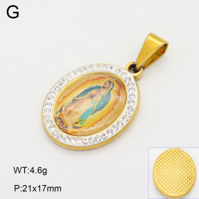 2P3000641baka-312  Stainless Steel Pendant