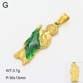 2P3000645aajl-312  Stainless Steel Pendant