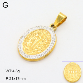 2P4001229avja-312  Stainless Steel Pendant