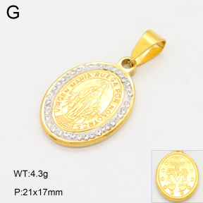 2P4001230avja-312  Stainless Steel Pendant